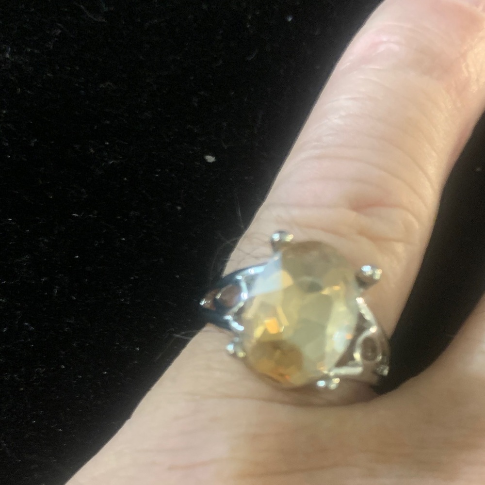 Elegant Silver and Gold-Toned Women's Ring Bogo
